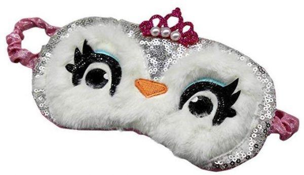 Travel Owl Eye Logo - Sequins Owl Eye Mask Sleeping Blindfold for Travel Home Office Rest ...