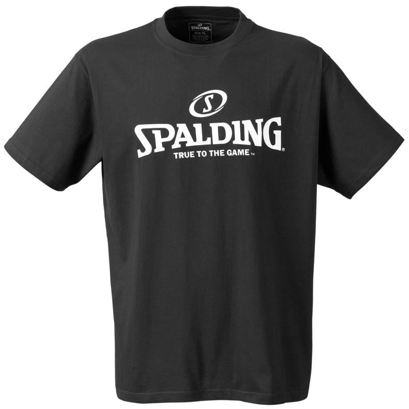 Spaulding Logo - Spalding Logo T-Shirt Black • RJM Sports