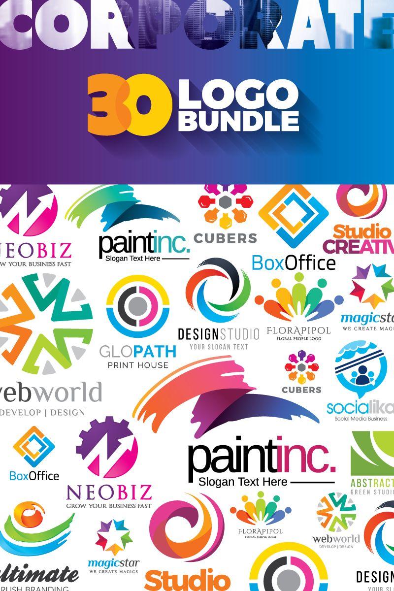 Great Corporate Logo - 30 Best Logo Bundle #74090