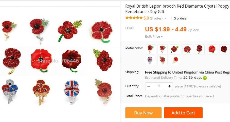 Poppy Appeal Logo - Warning over counterfeit Chinese poppies which raise no money for ...