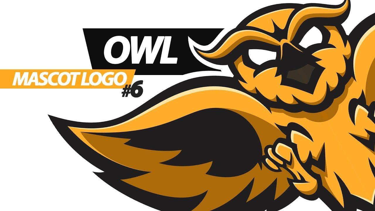 Owl Mascot Logo - Owl Mascot Logo Speedart [Sold] - YouTube