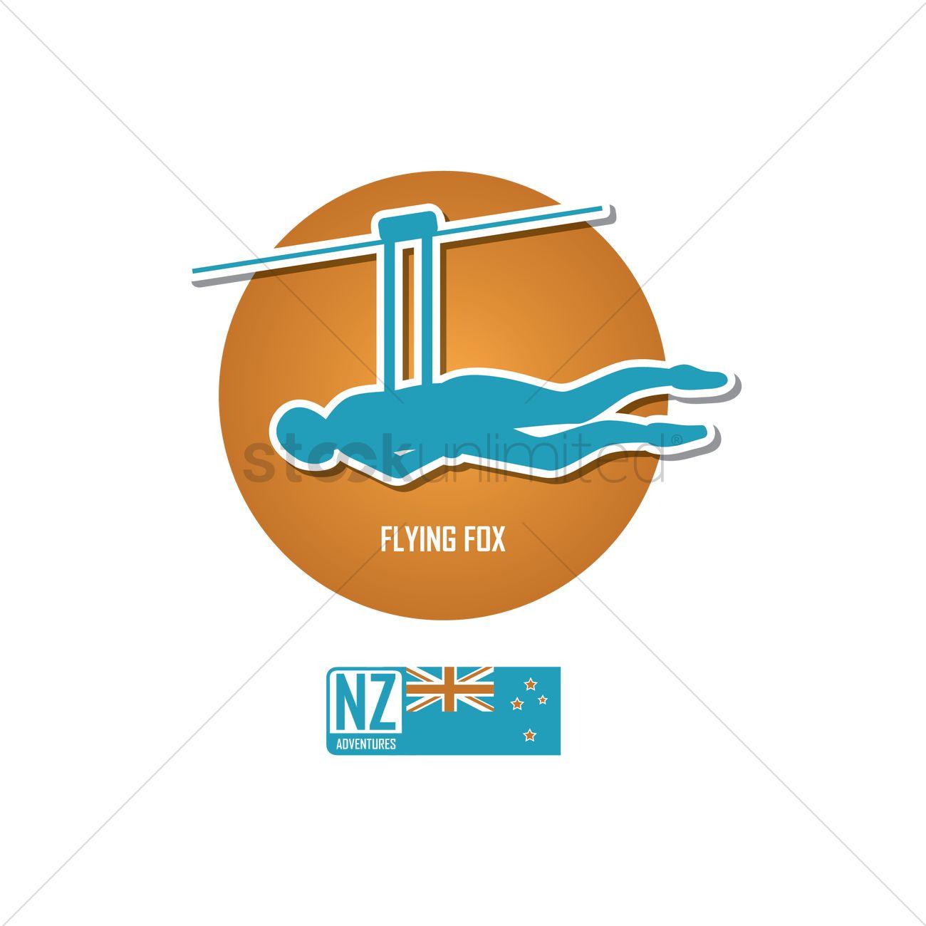 Flying Fox Logo - Flying fox in new zealand Vector Image - 2023388 | StockUnlimited