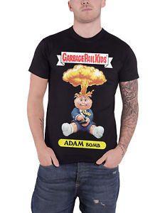 Adam Bomb Logo - Garbage Pail Kids T Shirt Adam Bomb Explosion Logo Official Mens New ...