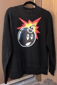 Adam Bomb Logo - The Hundreds Adam Bomb Logo Sweatshirt Mens Black Long M Medium | eBay