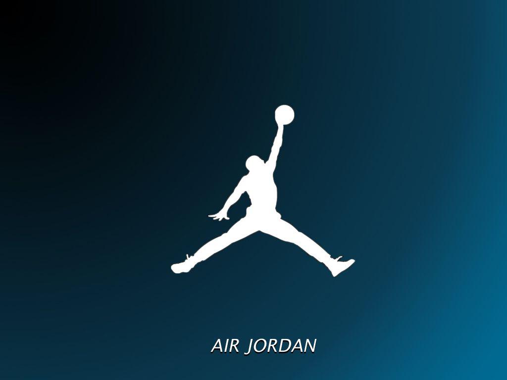 Blue Jumpman Logo - Blue Jordan Logo Wallpaper
