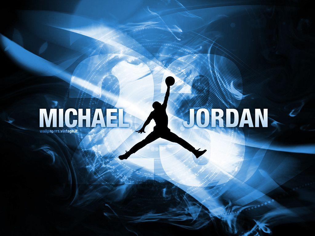 Blue Jumpman Logo - Jordan Logo Wallpaper HD