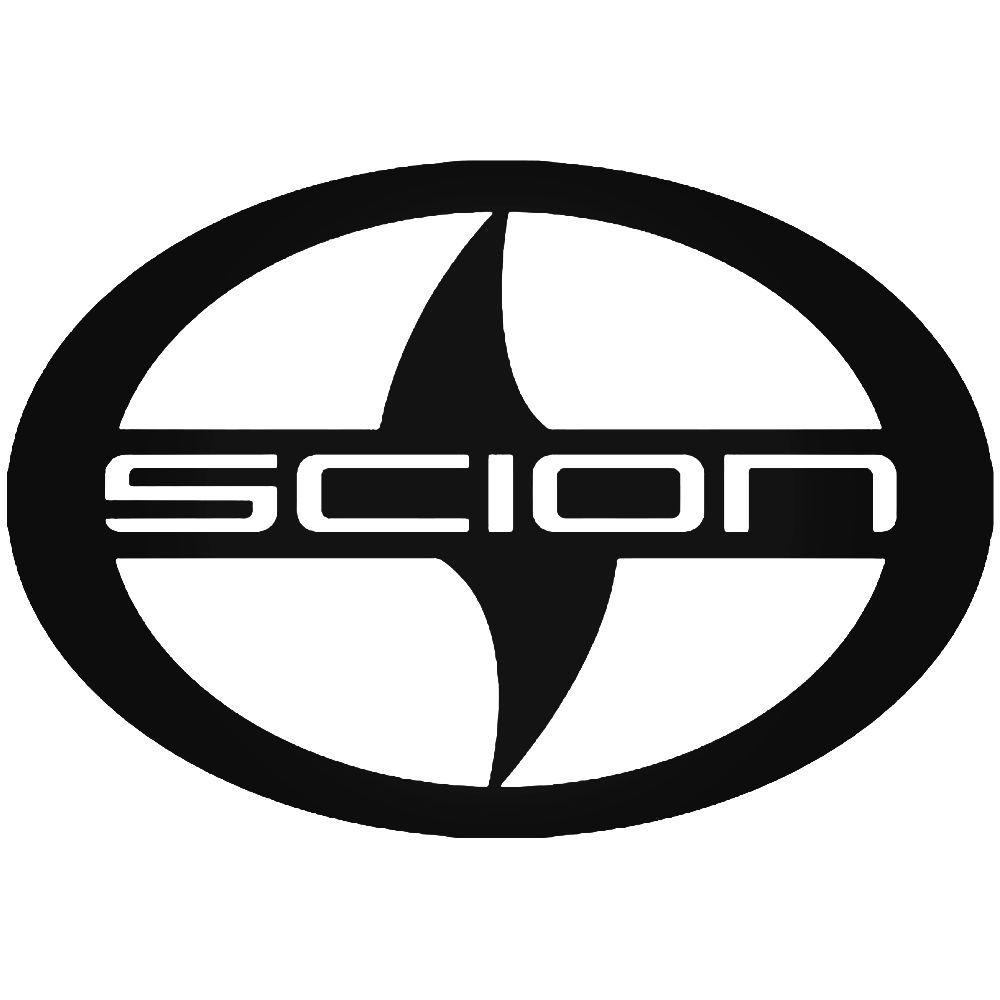 Toyota Scion Logo - Toyota Scion Logo Vinyl Decal Sticker