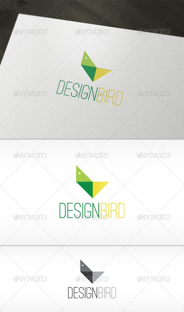 Geometric Bird Logo - Geometric Bird Logo by Toshev | GraphicRiver