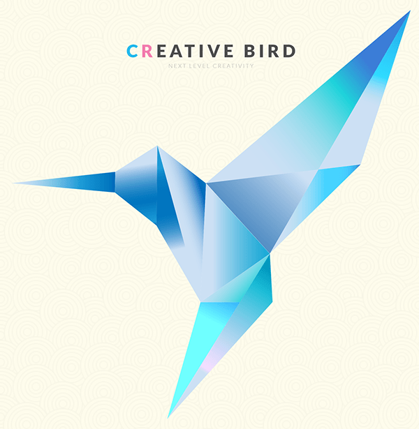 Geometric Bird Logo - Geometric Logo / Creative Bird on Student Show