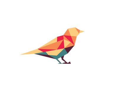 Geometric Bird Logo - Bird Logo. Rs sas. Bird logos, Wells and Logos