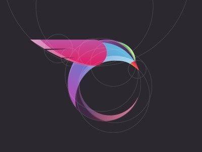 Geometric Bird Logo - Best Bird Logo Concept Rogie Geometric image on Designspiration