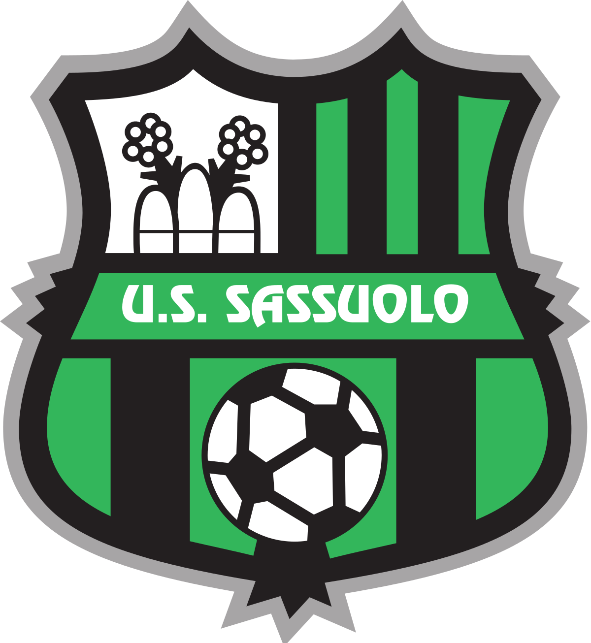 Green Football Logo - U.S. Sassuolo Calcio