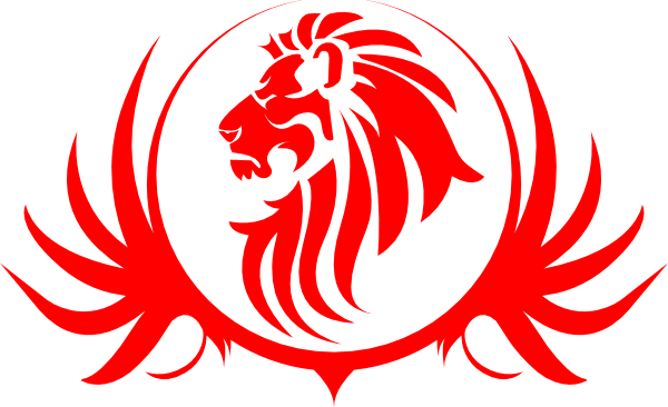 Red Lion Head Logo - Red Lion Clip Art at Clker.com - vector clip art online, royalty ...