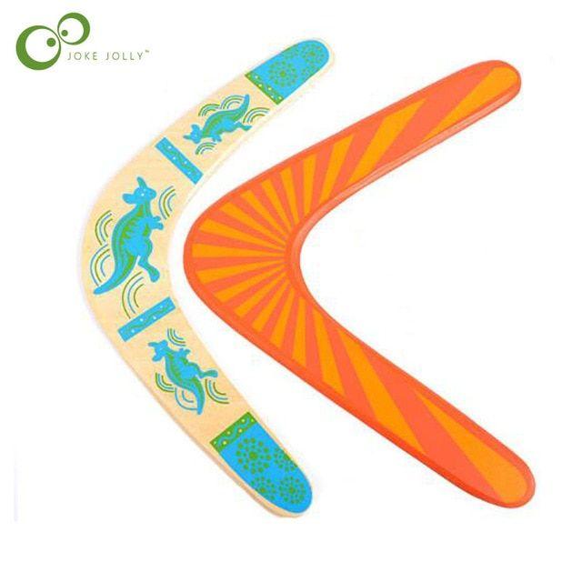 Adult Boomerang Logo - Wooden adult children's sports outdoor toys Boomerang V type skills ...