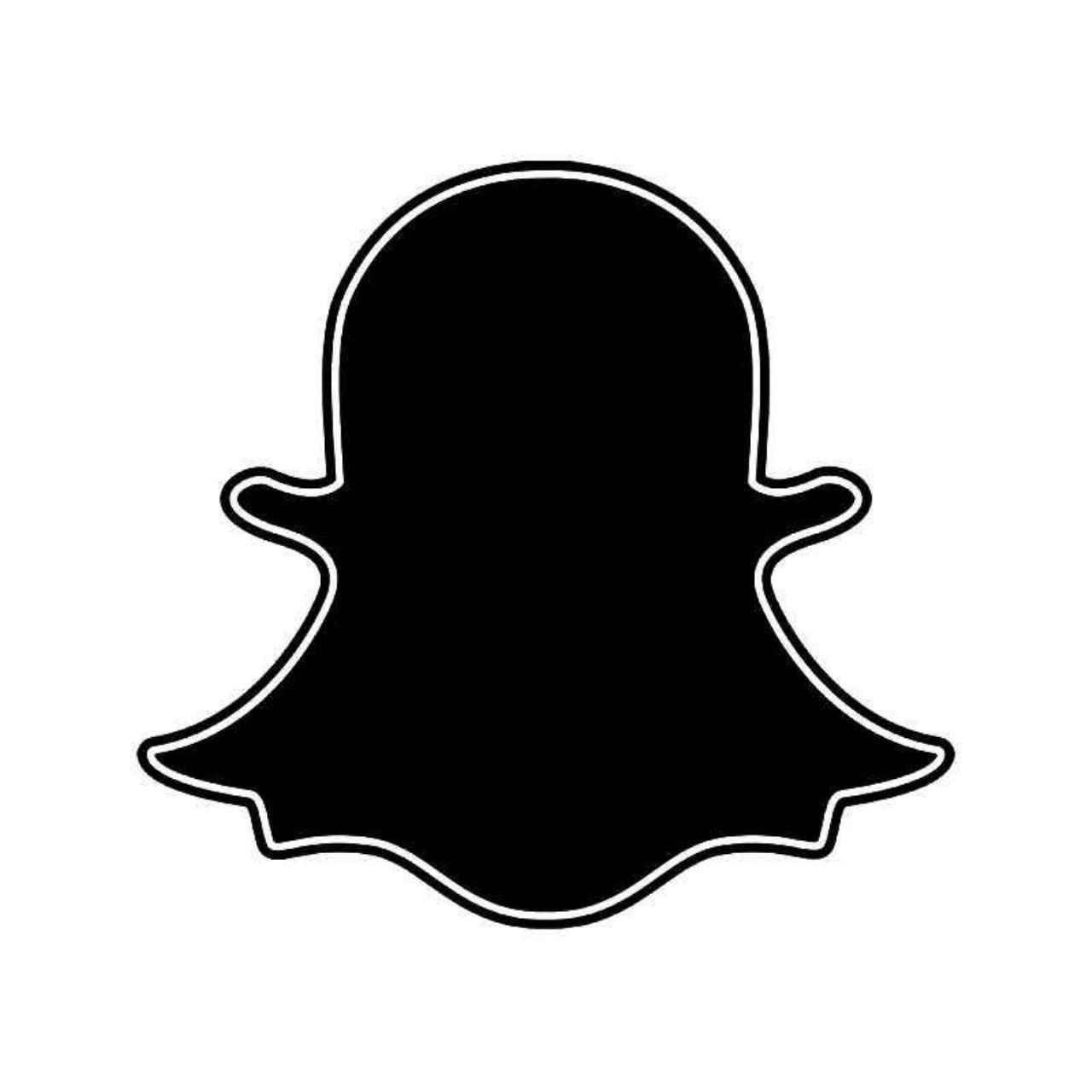 White Ghost Logo - Snapchat Ghost Logo Vinyl Decal Sticker in 2019 | Aftermarket Decals ...