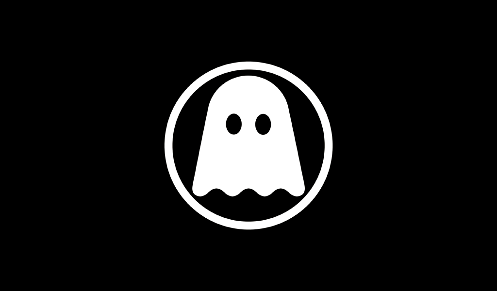 White Ghost Logo - Download Ghosts Logos Wallpaper 1024x600
