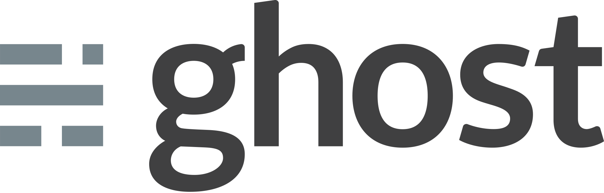 White Ghost Logo - Ghost Logo