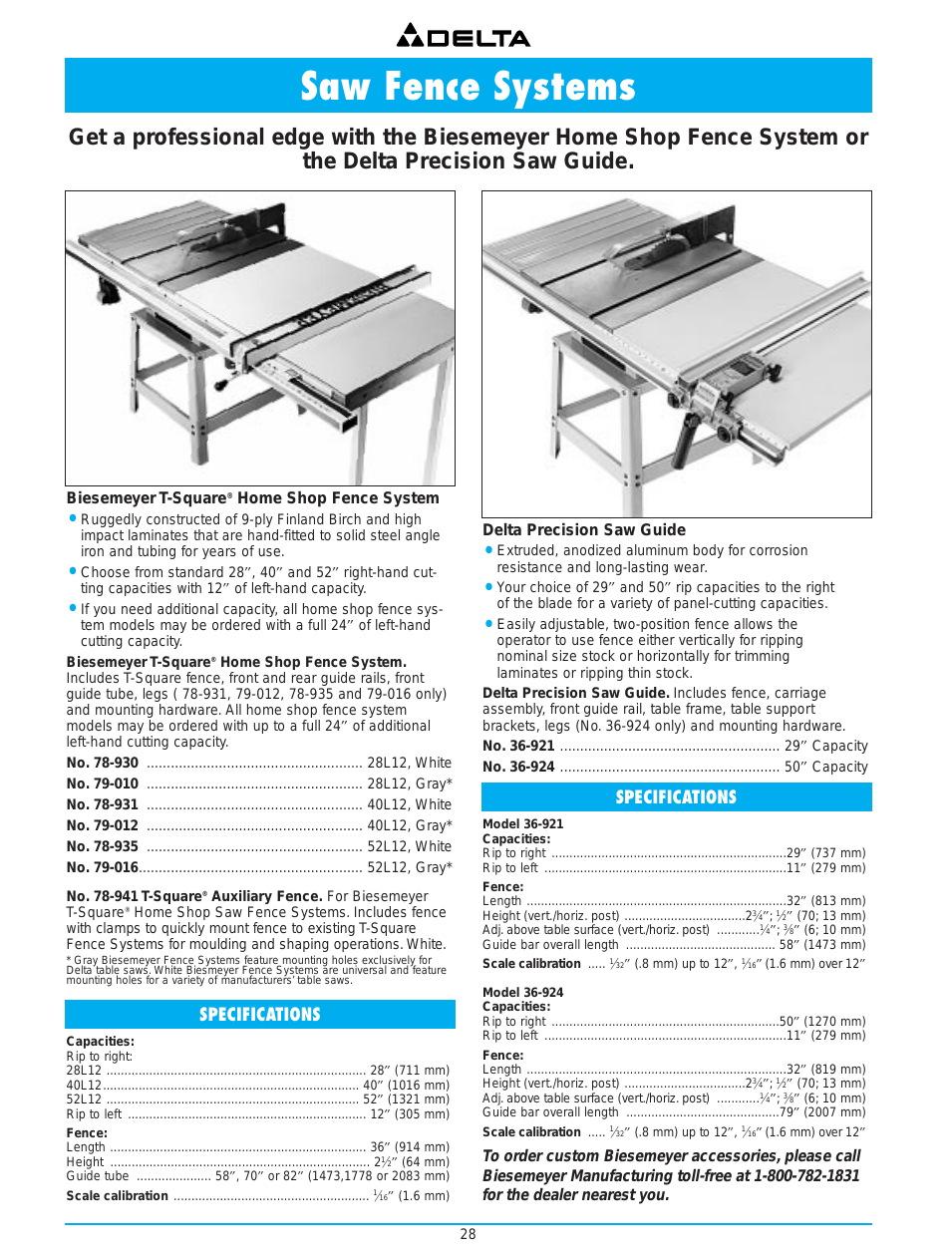 Biesemeyer T-Square Logo - Saw fence systems, Specifications, Biesemeyer t-square | Delta 36 ...