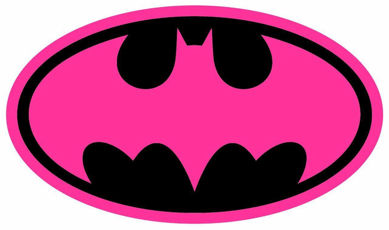 Pink Girl Logo - Pink Girl Batman Batgirl Halloween or Everyday Logo Iron on Transfer ...