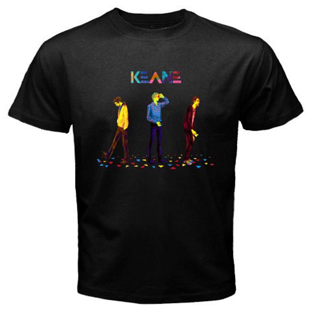 English Rock Band Logo - New Keane English Rock Band Logo Men'S Black T Shirt S M L Xl 2xl