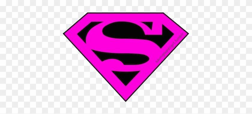 Pink Girl Logo - Logo Clipart Supergirl - Super Girl Logo Pink - Free Transparent PNG ...