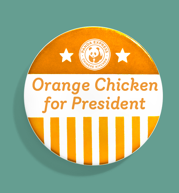 Orange Chicken Logo - Check this out! Orange Chicken for President