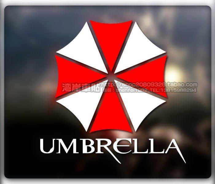 Resident Evil Umbrella Logo - TinTin'sreflective car stickers arcade video Resident Evil Umbrella