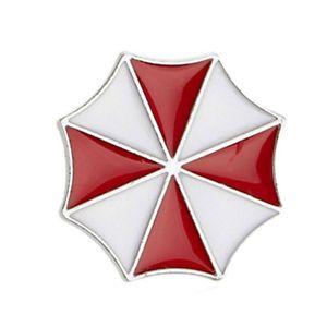 Resident Evil Umbrella Logo - RESIDENT EVIL UMBRELLA CORPORATION BADGE BROOCH PIN LOGO METAL BADGE