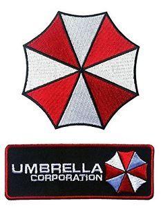 Resident Evil Umbrella Logo - Umbrella Corporation Logo Resident Evil Jacket Cosplay Patch set