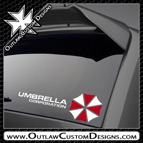 Resident Evil Umbrella Logo - Resident Evil - Umbrella Corporation Logo And Name (2 Color ...