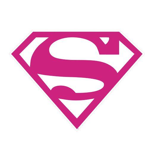 Pink Girl Logo - Supergirl Comic Clipart. work. Supergirl, Superman, Superhero party