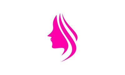Pink Girl Logo - Search photo beauty vector