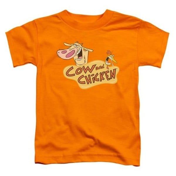 Orange Chicken Logo - Shop Cow & Chicken-Logo - Short Sleeve Toddler Tee - Orange, Large ...