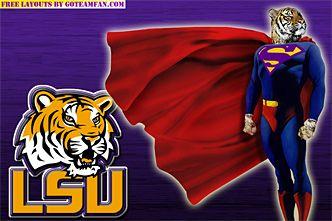 Tiger Superman Logo - Superman LSU Tiger | Profile Pics, and LSU Tigers FLASH anim… | Flickr