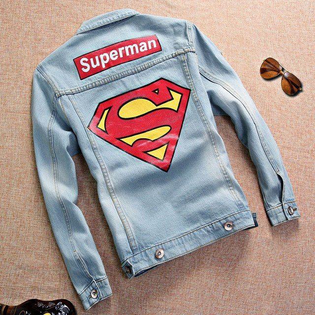 Tiger Superman Logo - TIGER KNIFE 2017 Spring Newest Multi pocket Patch Superman Logo ...