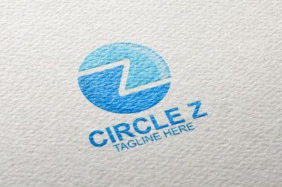Blue Circle Z Logo - Eightlogo. 100 Design Products. TheHungryJPEG.com