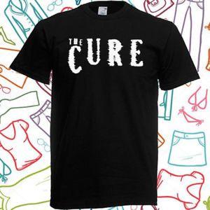 English Rock Band Logo - The Cure Logo English Rock Band Men's Black T-Shirt Size S M L XL ...