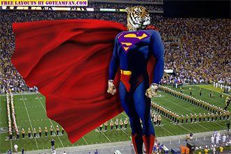 Tiger Superman Logo - Superman LSU Tiger | Profile Pics, and LSU Tigers FLASH anim… | Flickr