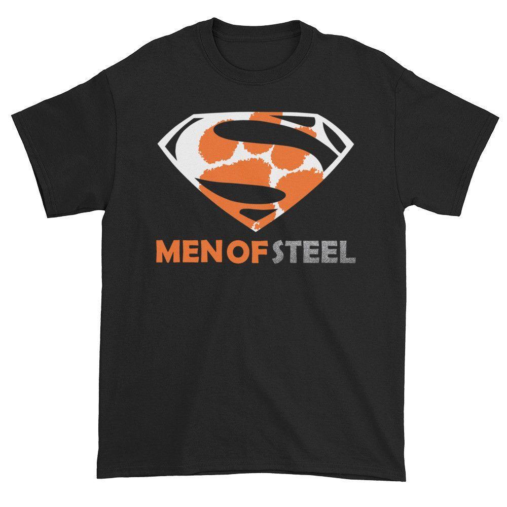 Tiger Superman Logo - Clemson Tigers Superman Hybrid Men Of Steel Shirt | football ...