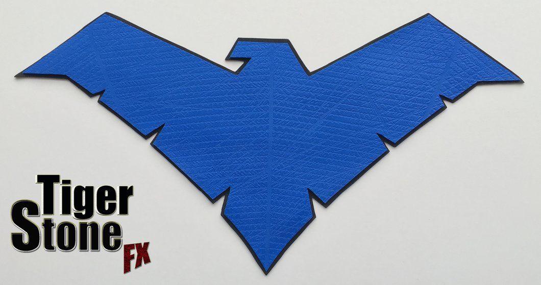 Tiger Superman Logo - 1 or 2-Tone BvS / Young Justice mashup Nightwing chest emblem ...