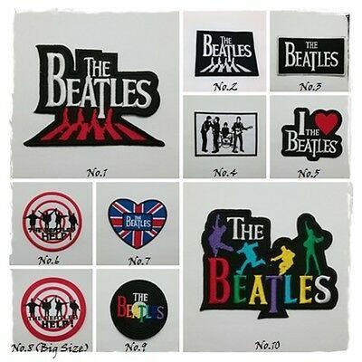 English Rock Band Logo - THE BEATLE PATCH sew On Iron Embroidered English Rock Band Music ...