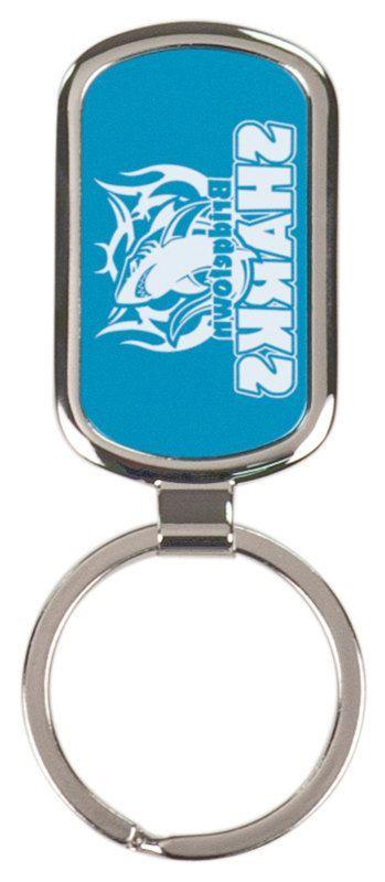 Blue Rectangle Logo - Custom Engraved Blue Rectangle Key Chain