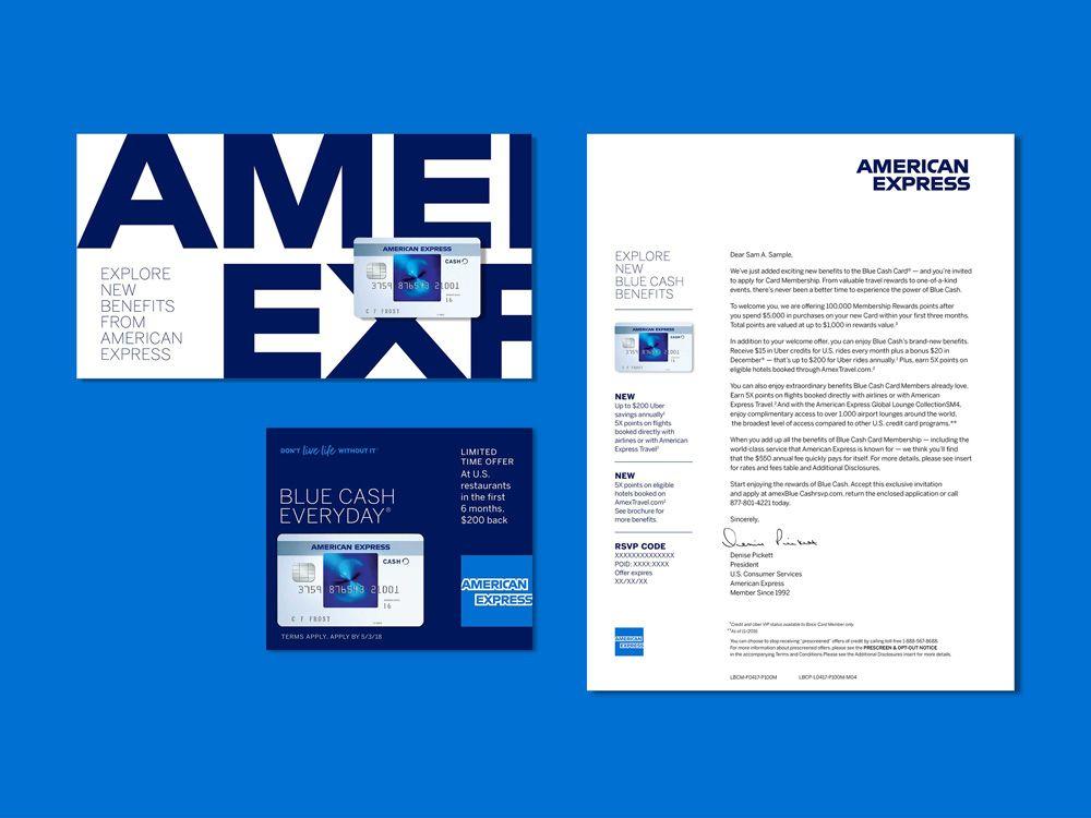 Blue Rectangle Logo - Brand New: New Logo and Identity for American Express