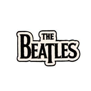 English Rock Band Logo - The Beatles Classic Name Logo Patch English Rock Music Band Iron On ...