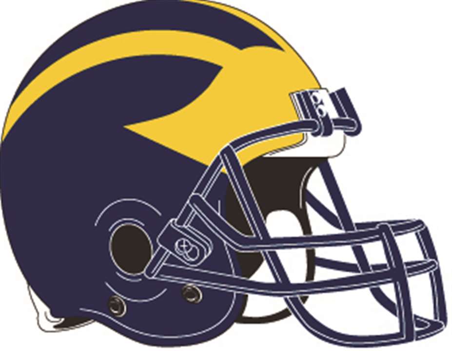 U of M Football Logo - Grand Haven Tribune: Defense holds off Indiana as U-M football team ...