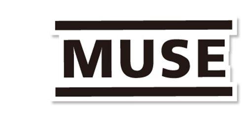 English Rock Band Logo - Muse English rock band Logo, Width 12 cm decal sticker