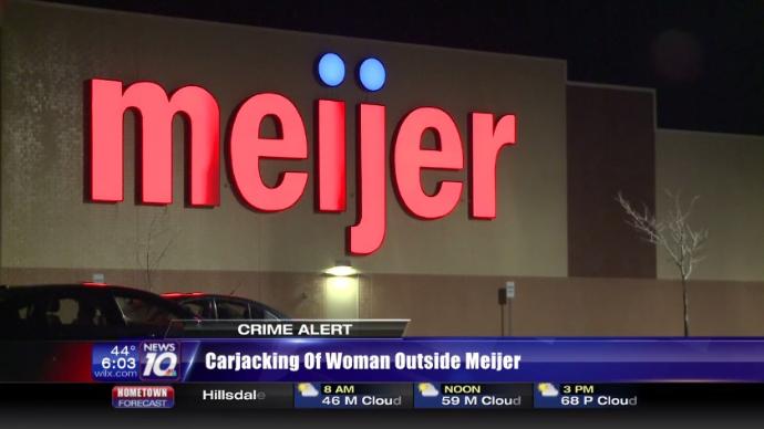 Meijer Store Logo - Woman's car stolen during armed carjacking outside local Meijer