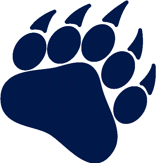 Blue Bear Paw Logo - Blue Bear Paw Logo