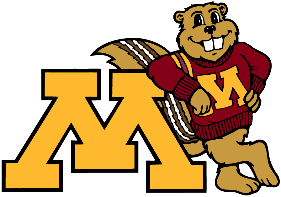 And U of U Mascot Logo - Minnesota Golden Gophers Mascot Logo - NCAA Division I (i-m) (NCAA ...