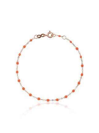 RG in Orange Circle Logo - Gigi Clozeau orange RG bead rose gold bracelet $185 - Buy Online ...